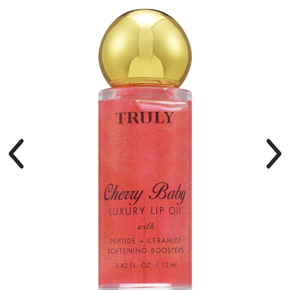 Truly Beauty Luxury Peptide Lip Oil Duo - Cherry Baby & Glazed Donut Sealed - Picture 10 of 16
